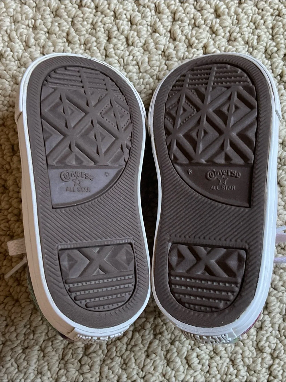 Converse Toddler Shoes Size 5 Rainbow Sparkle